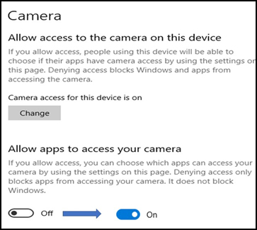 Windows 10 Camera Privacy Settings - Image 2